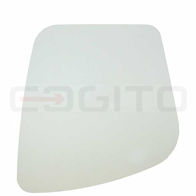 GLASS TOUGHENED GREEN CVA - RIGTHAND - B2B COGITO - parts for CAT VOLVO JCB