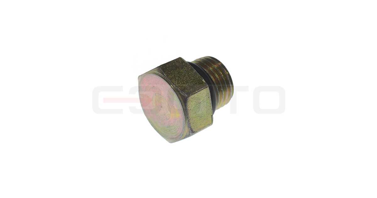 PLUG 1/2 UNF WITH ORING - B2B COGITO - parts for CAT VOLVO JCB